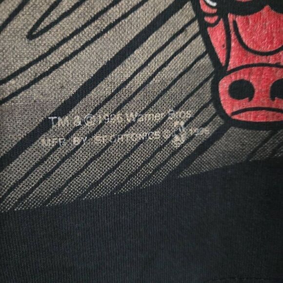 Chicago Bulls Looney Toons Vintage NBA Basketball Shirt Youth SZ L/XL 1990s - Picture 3 of 7